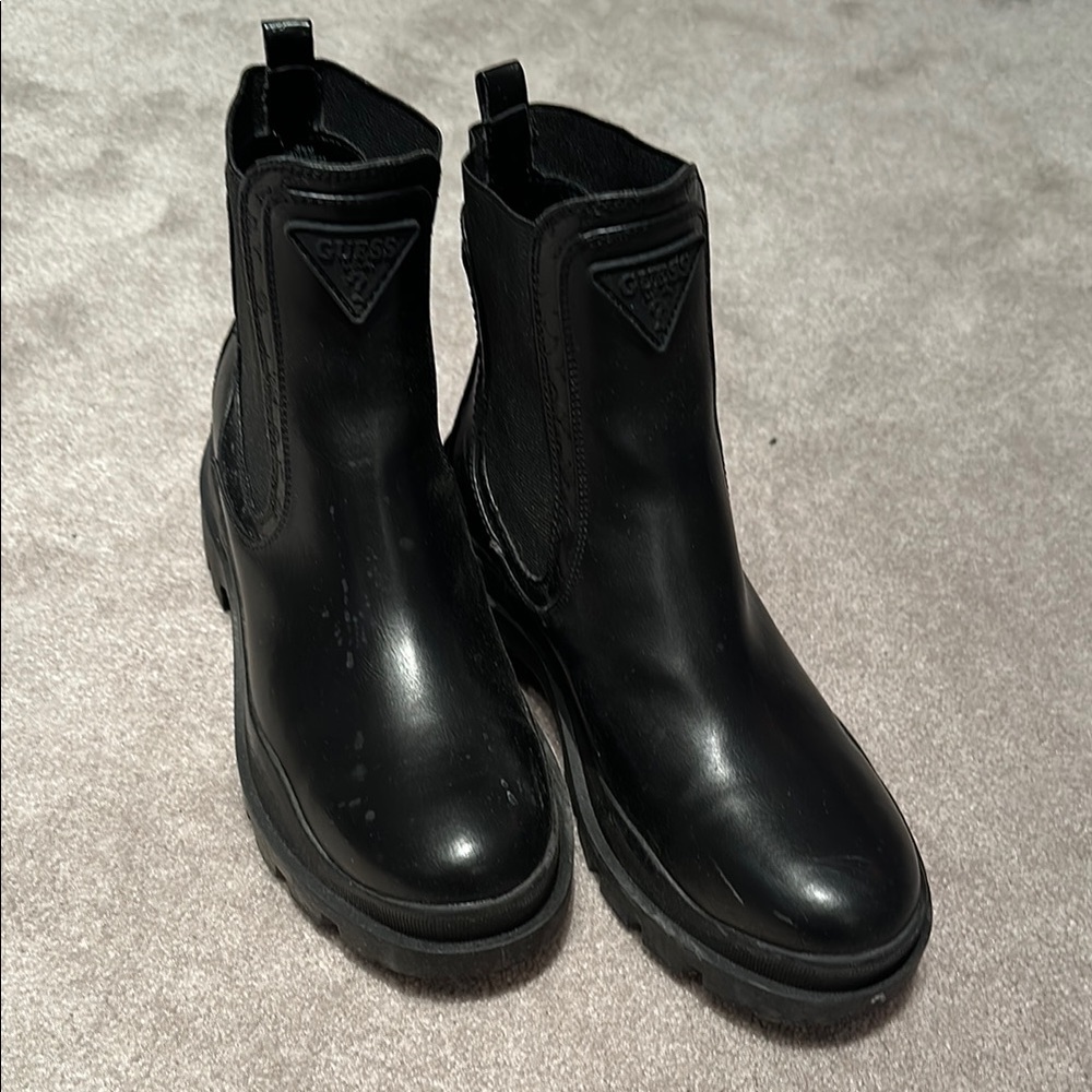 GUESS Black Ankle Boots